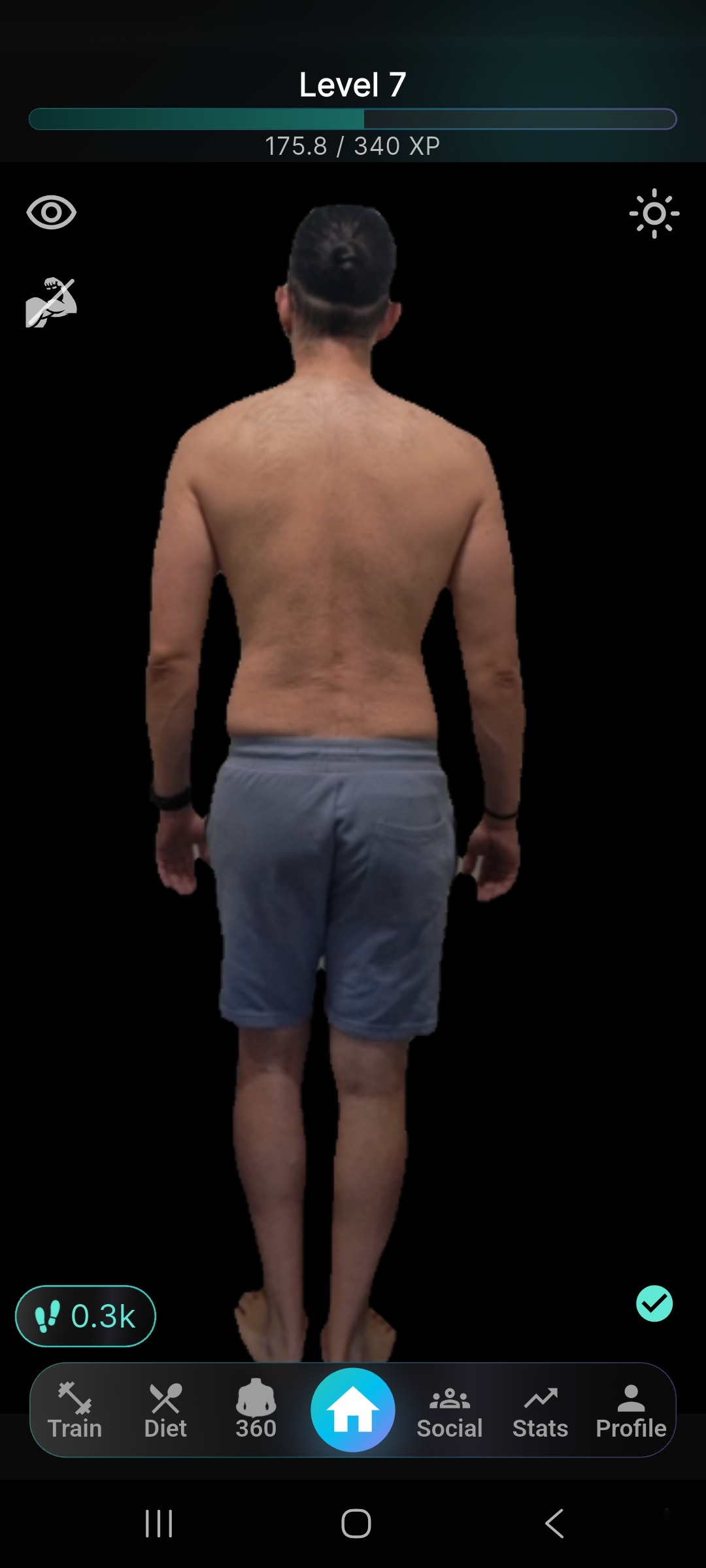Back view